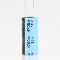 4700uF 16V Elko Elektrolytkondensator Radial 105°...