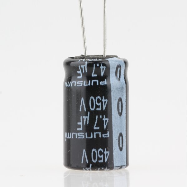 4,7uF 450V Elko Elektrolytkondensator Radial 105° 13x22mm