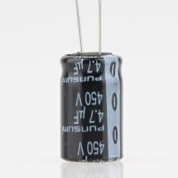 4,7uF 450V Elko Elektrolytkondensator Radial 105°...