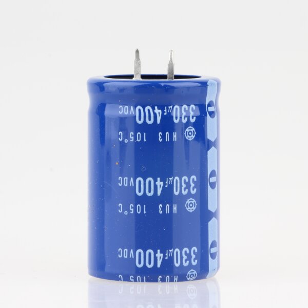 330uF 400V Snap-In Elko Elektrolytkondensator Radial 105° 30x45mm