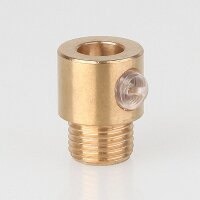 M10x1 Klemmnippel Zugentlastung aus Metall Messing roh...