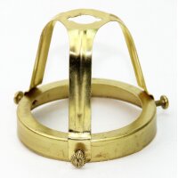 Lampenschirm Lampen Glashalter 62x57mm aus Messingblech...