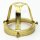 Lampenschirm Lampen Glashalter 62x57mm aus Messingblech roh für alle E14 und E27 Fassungen geeignet