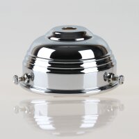 Lampenschirm Glashalter 70x39mm verchromt für E14...