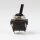 Lampen Einbau-Kippschalter schwarz – 1-polig, EIN/AUS, 6A / 250V, Ø 12 mm, Lötanschluss