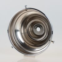 Lampenschirm Glashalter 110x65mm verchromt für E14...