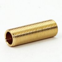 M10x1 Lampen-Gewinderohr Messing roh – 25 mm...
