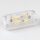 Schnurschalter Schnur-Zwischenschalter transparent 60x26mm 250V/2A für Flachkabel und Rundkabel