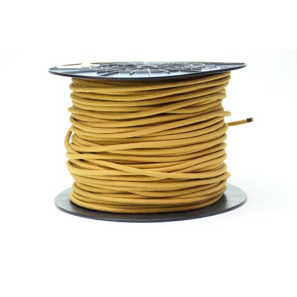 Textilkabel Stoffkabel beige 2-adrig 2x0,75 Zug-Pendelleitung S03RT-F