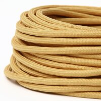 Textilkabel Stoffkabel beige 2-adrig 2x0,75...