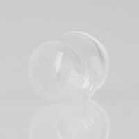 M10x1 Klemmnippel Zugentlastung Transparent mit Außengewinde aus Kunststoff