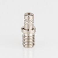 Messing Seilstopper mit Bund, Befestigungsschlitz und...