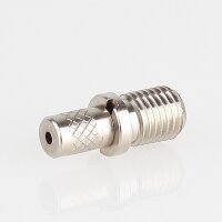 Messing Seilstopper mit Bund, Befestigungsschlitz und...