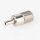 Messing Seilstopper, vernickelt, 10x17 mm, M10x1x10 mm Außengewinde