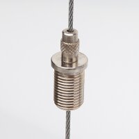 M10x1x15 mm Außengewinde Messing Seilstopper mit...
