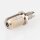 M10x1x15 mm Außengewinde Messing Seilstopper mit Bund und Sicherungskappe, vernickelt, Ø 12 mm