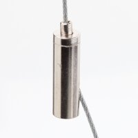 M4 Innengewinde Messing Seilstopper mit seitlichem...