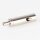 M4 Innengewinde Messing Seilstopper mit seitlichem Ausgang, vernickelt, 9x29 mm
