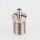 M8x1x10 mm Außengewinde Messing Seilstopper mit Bund und Befestigungsschlitz, vernickelt, 9x12 mm