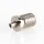 M8x1x10 mm Außengewinde Messing Seilstopper mit Bund und Befestigungsschlitz, vernickelt, 9x12 mm