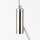 M5 Innengewinde Messing Seilstopper 9x29 mm mit seitlichem Ausgang, vernickelt