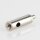 M5 Innengewinde Messing Seilstopper 9x29 mm mit seitlichem Ausgang, vernickelt