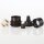 E27 Vintage Metall Lampenfassung tiffany mit Klemmnippel Zugentlaster und 2 Schraubringe