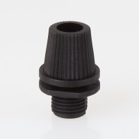 M10x1 Klemmnippel Zugentlastung Schwarz mit...