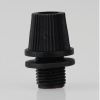 M10x1 Klemmnippel Zugentlastung Schwarz mit...
