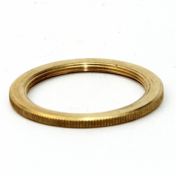E27 Vintage Metall Schraubring 48x3mm Messing roh
