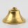Lampen Baldachin – Metall Messing roh, Ø 110 mm × H 60 mm, für 10 mm Pendelrohr