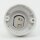 E27 Porzellan-Wandleuchte Lampenfassung glasiert, 3-teilig weiß abgewinkelt