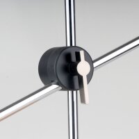 Ersatz-Scheibengelenk aus schwarzem Kunststoff 10/13 mm für Gelenkarm-Stehlampen der 70er Jahre