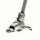 Textilkabel silber 2-adrig 2x0,75mm² Flachleitung