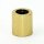 Reduzier-Muffe Gewinde-Adapter Messing poliert M13x1 Innengewinde auf M10x1 Innengewinde