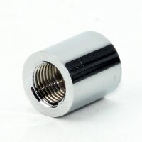 Reduzier-Muffe Gewinde-Adapter verchromt M13x1...
