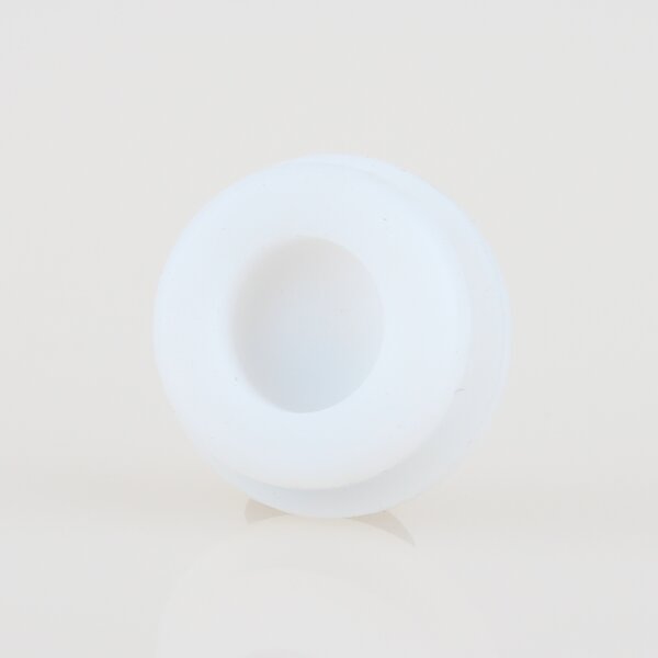 Membrantülle 19x7mm Weiß – Kabeldurchführung für 14mm Lochbohrung Kunststoff