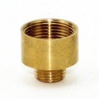 Reduzier-Nippel Kopfstück Gewinde-Adapter Messing...