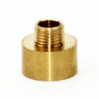 Reduzier-Nippel Kopfstück Gewinde-Adapter Messing...