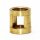 Auslass-Muffe Gewinde-Adapter Messing roh M13x1 Innengewinde auf M13x1 Innengewinde 17x18mm