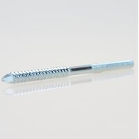 M6x120 Stockschraube Eisen verzinkt mit gewalztem Gewinde