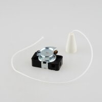 Einbau-Zugschalter 1-polig EIN/AUS 250V/2A L28x15x15mm mit Zugschnurführung für Lampen