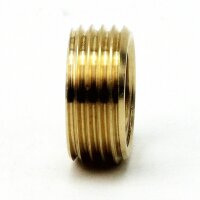 3/8" AG auf M13x1 IG Reduzier Gewinde-Adapter | Länge 7 mm | Messing roh