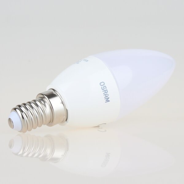 Osram E14 LED-Kerzenlampe matt 5W (40W) 2700K warmweiß 470lm dimmbar