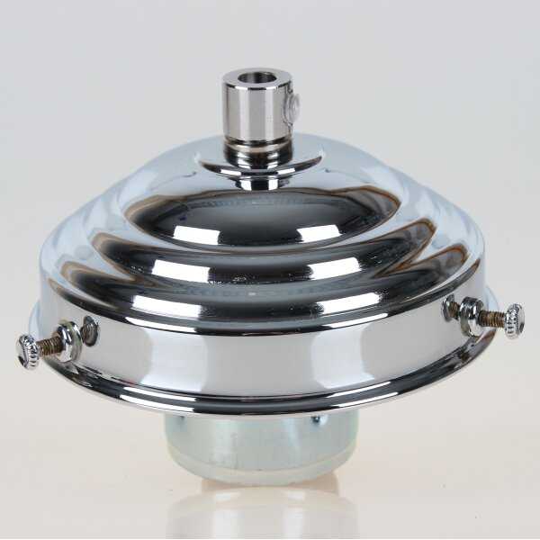 Lampenschirm Glashalter 89x34mm verchromt mit E27 Fassung