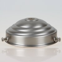 Lampenschirm Glashalter 89x34mm edelstahloptik für...
