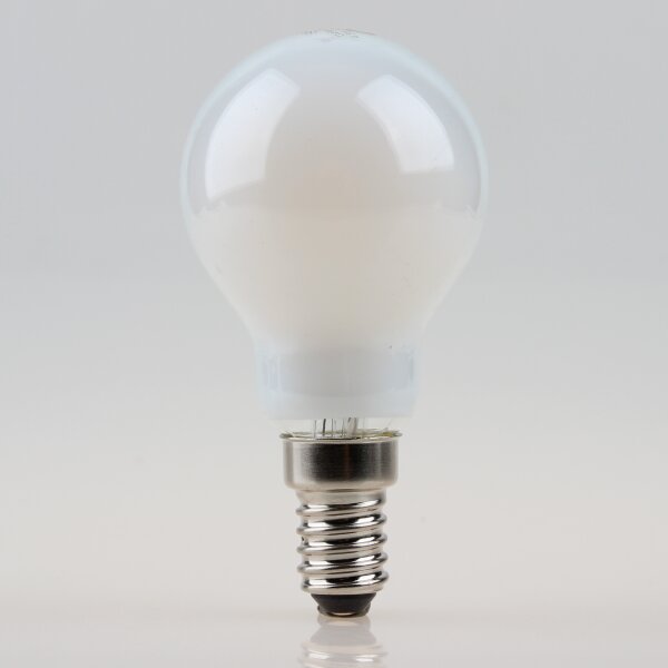 Sigor E14 LED Filament Tropfenlampe opal 4,5W (35W) 2700K warmweiß 470lm dimmbar