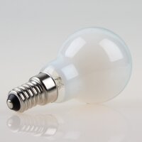 Sigor E14 LED Filament Tropfenlampe opal 4,5W (35W) 2700K...