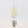 Sigor E27 LED Filament Röhrenlampe T32 klar 4,5W = (40W) 470lm warmweiß dimmbar