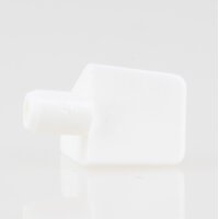 Häfele Bodenträger H3143 283.63.117 für Holz & Glas Ø 5 mm Kunststoff weiß (20 Stück)